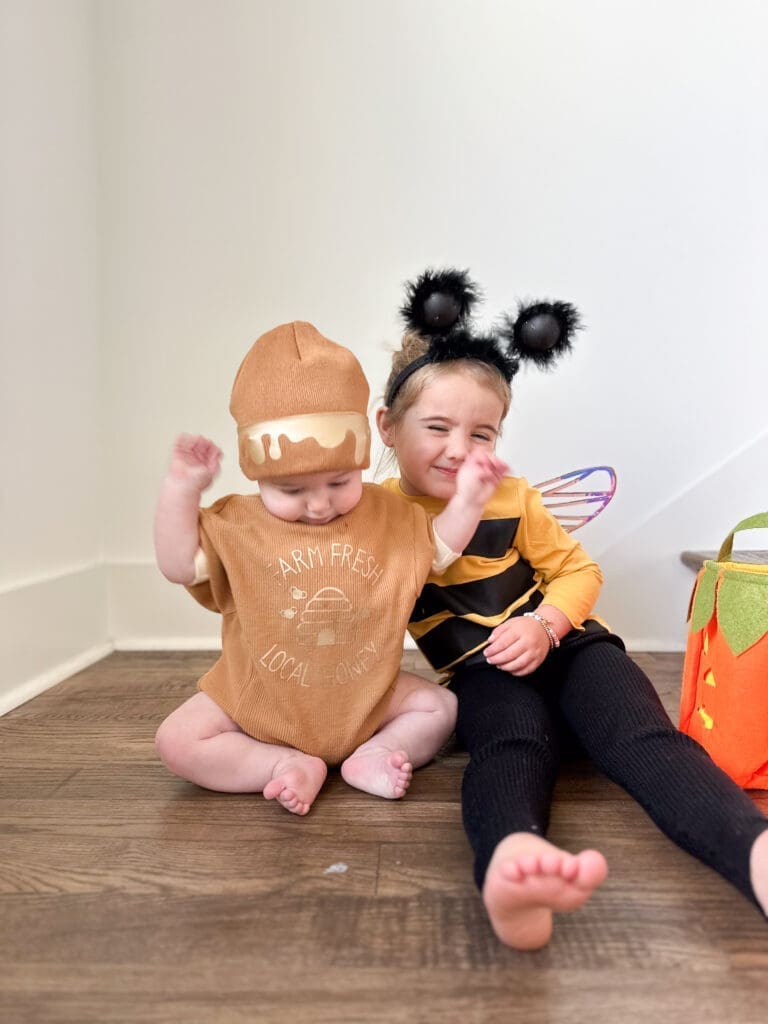 Adorable Handmade Costumes for Siblings: Bee Keeper & Honeybee