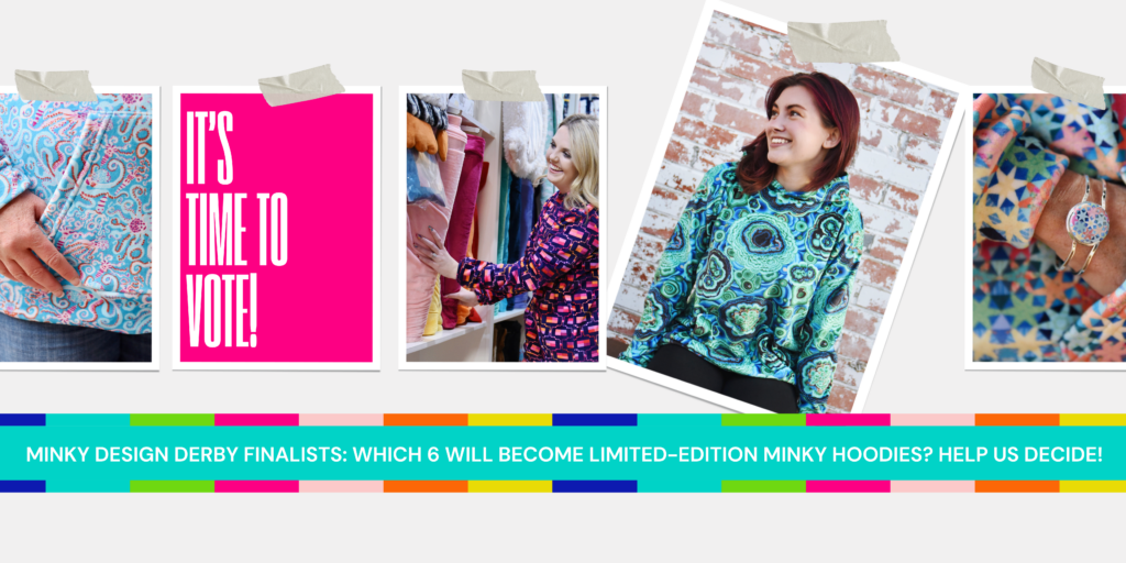 VOTE for Your Favorite Minky Hoodie Designs! 21 Minky hoodie design derby