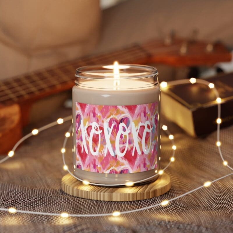 Valentine's Day cute candle