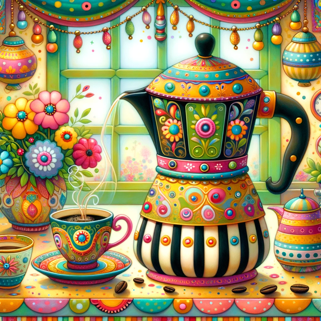 Confetti & Cake Imagination Prompt #32: Java Journeys 1 Zappy Dots Confetti and Cake Imagination Prompt 32