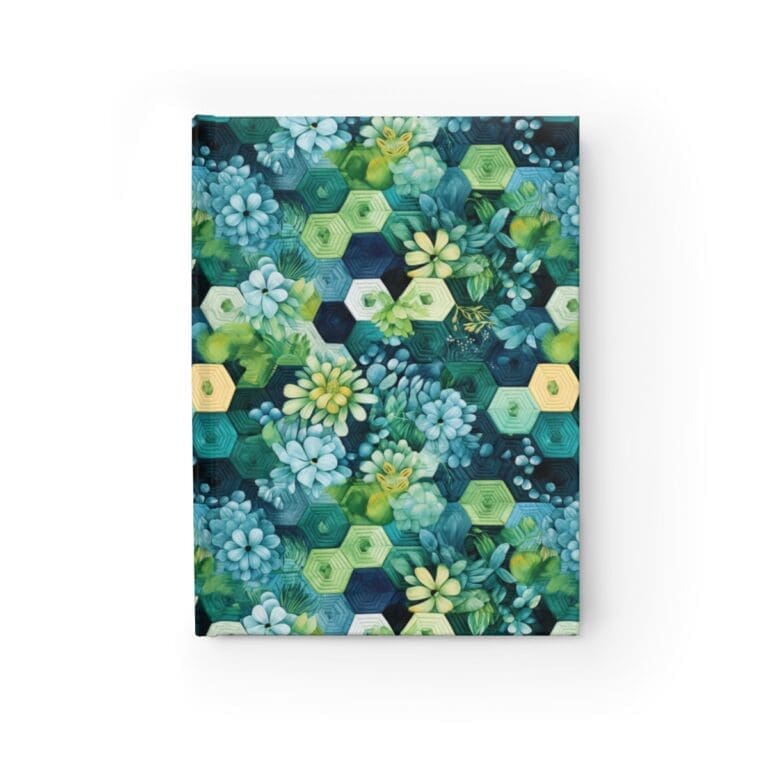 Floral Hexie Quilt Journal