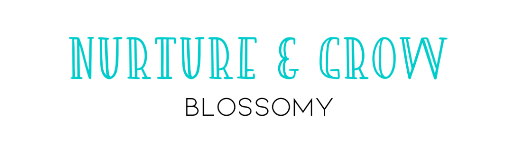 Nurture & Grow typed in Blossomy font