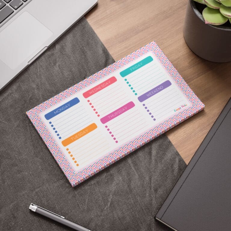 Polka Dot Weekly Planner Giant Post-it® Notepad