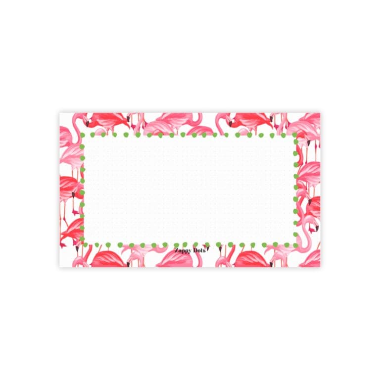 Fancy Flamingos Dot Grid Giant Post-it® Notepad