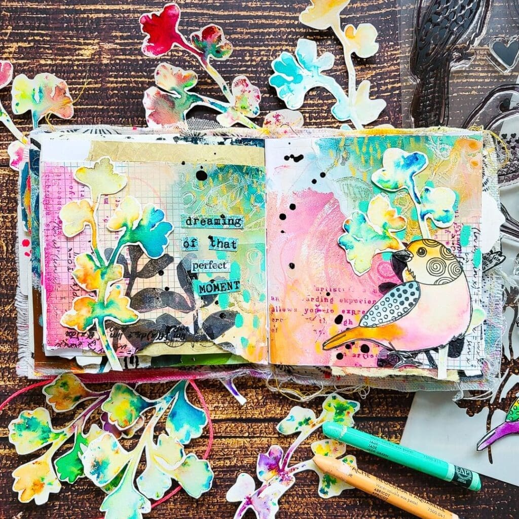 Susanne Rose Art Spring Inspired Art Journal