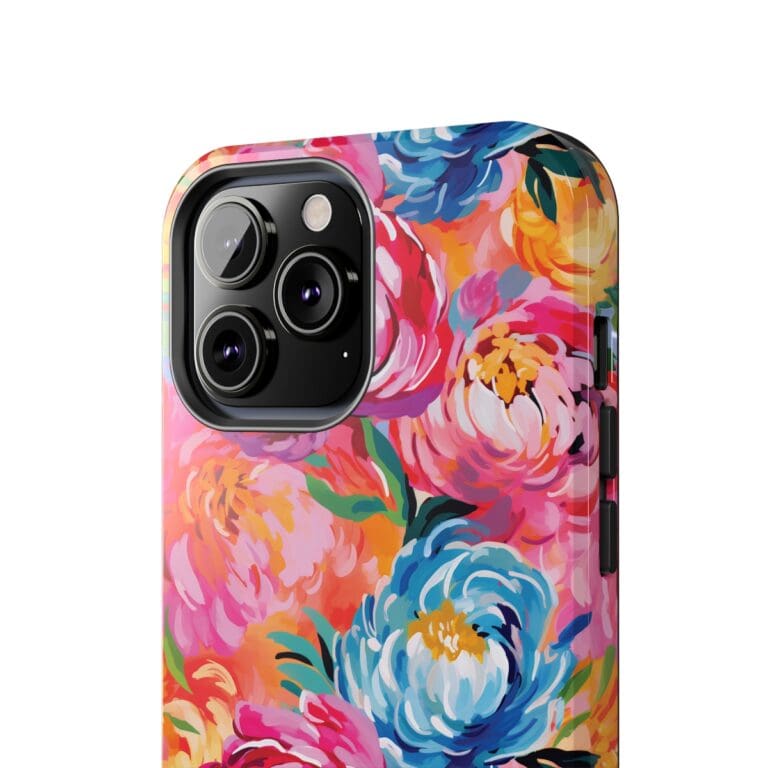 Painted Peonies iPhone Case